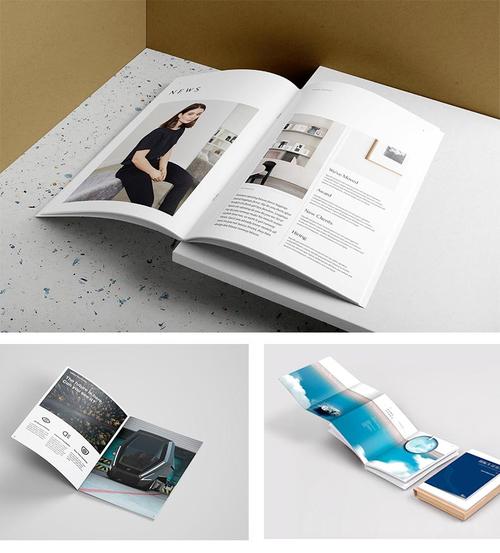 折页广告产品说明书员工手册制作打印 精装样本公司宣传册设计定制